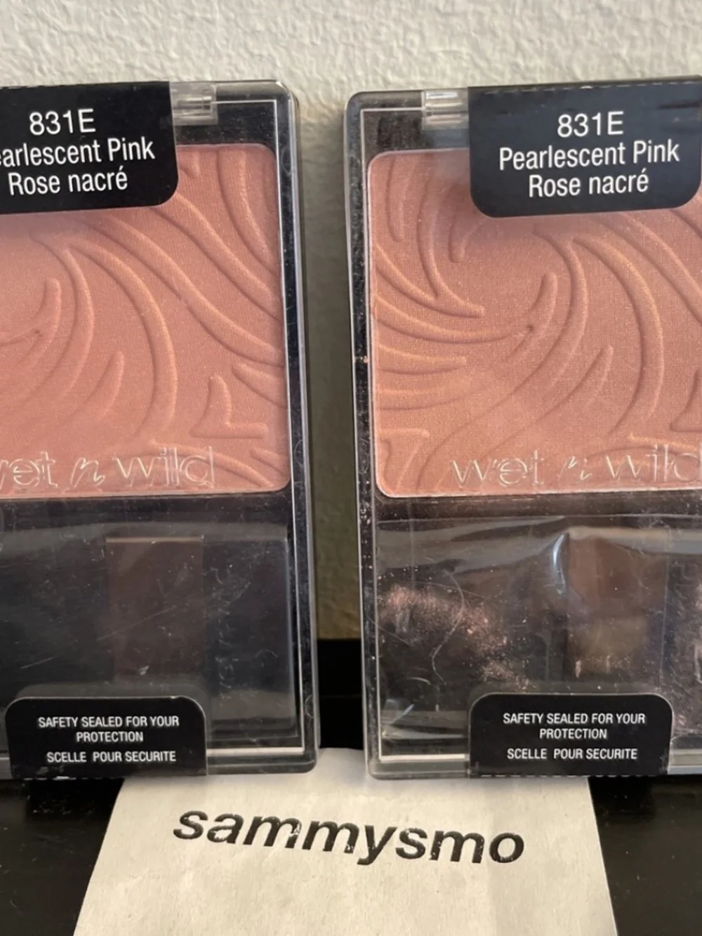 WET N WILD Coloricon Blush 831E PEARLESCENT PINK x2